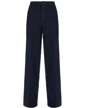 Moncler Stijlvolle Denim Jeans Voor Mannen - Blauw