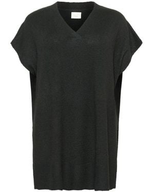 Kaffe V-Neck Knitwear - Noir