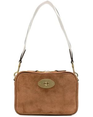 Mulberry Kleine Hackney Umhängetasche - Braun
