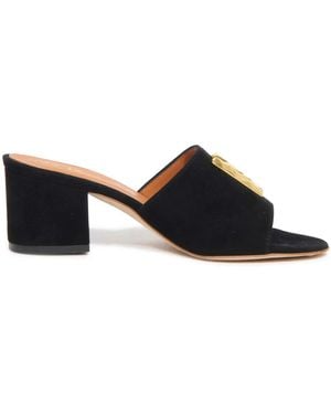 Via Roma 15 Heeled Mules - Bleu