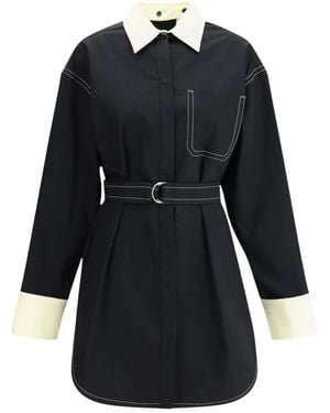 Sportmax Shirt Dresses - Negro