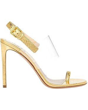 Michael Kors High Heel Sandals - Metallic