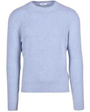 Scaglione Round-Neck Knitwear - Bleu