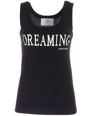 Alberta Ferretti Dreaming Tank Top - Black