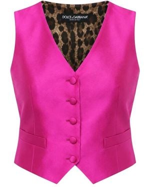 Dolce & Gabbana Jassen ,Roze ,Polyester Gilets