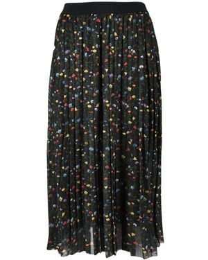 Semicouture Midi Skirts - Negro