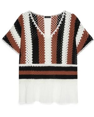 FIORELLA RUBINO V-Neck Knitwear - Nero