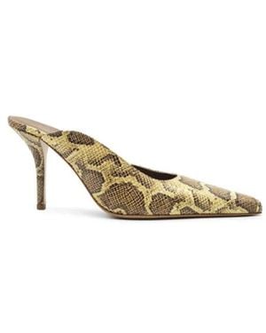 Gia Borghini Abella Heeled Mule - Mettallic