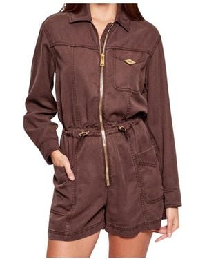 Elisabetta Franchi Playsuits - Brown