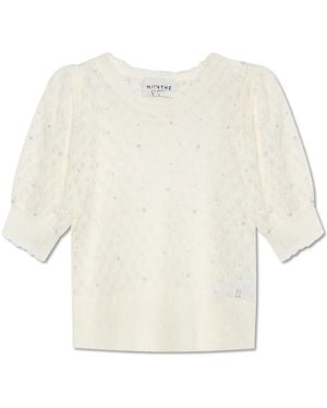 Munthe Round-Neck Knitwear - Blanco