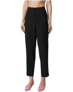 Silvian Heach Cropped Trousers - Nero