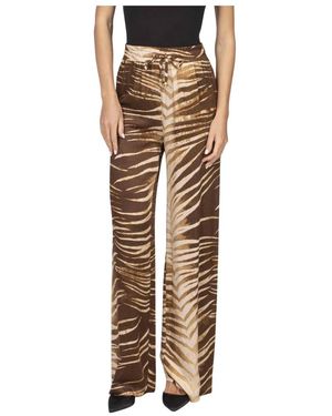 Just Cavalli Wide Trousers - Brown