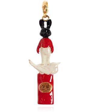 Marni Accessoires ,Veelkleurig ,Leer Hanger - Rood