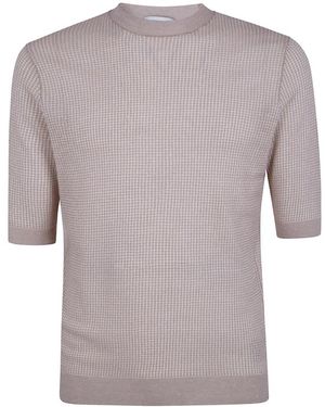 Ballantyne Round-Neck Knitwear - Grey