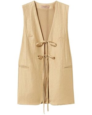 Twinset Jassen ,Vest - Naturel