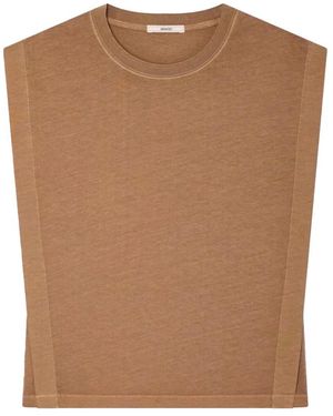 Sessun Mouwloze Tops - Bruin