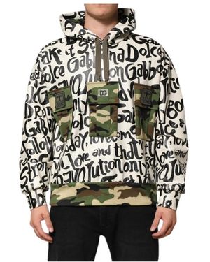 Dolce & Gabbana Hoodies - Black