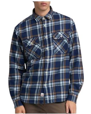 Replay Casual Shirts - Blauw