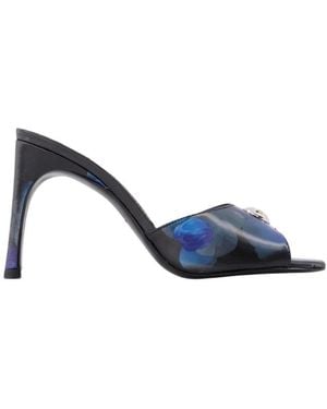 Coperni Holographic Logo Mules - Blau