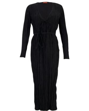 Altuzarra Elegante Zwarte Midi Jurk