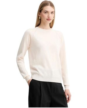Fracomina Round-Neck Knitwear - Blanco