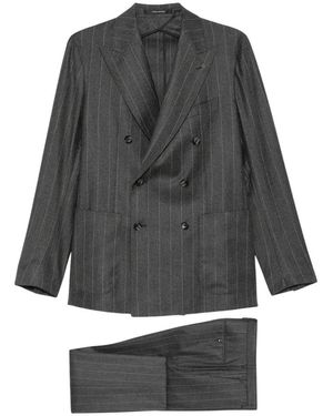 Tagliatore Double Breasted Suits - Grey