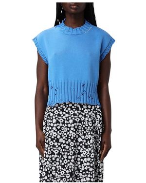Marni Round-Neck Knitwear - Blu