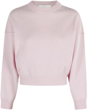 Tela Round-Neck Knitwear - Viola