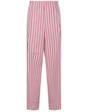 Dries Van Noten Wide Trousers - Rosa