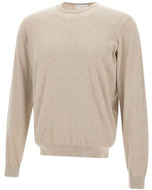 FILIPPO DE LAURENTIIS Round-Neck Knitwear - Natural
