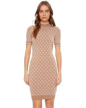 Guess Knitted Dresses - Marrone