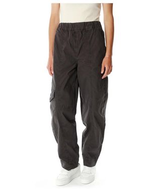 Ganni Elastische Curve Broek - Zwart
