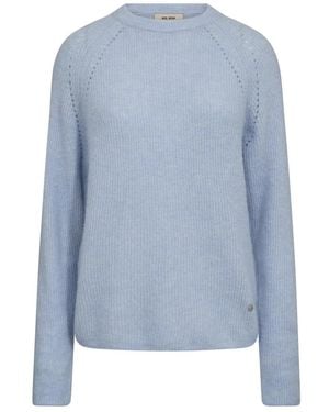 Mos Mosh Round-Neck Knitwear - Azul