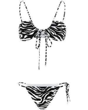 The Attico Badmode ,Veelkleurig ,Il Primo Bagno Lycra Bikini - Zwart
