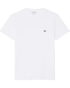 Lacoste Pima Katoen T-Shirt - Wit