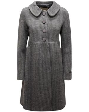 EMMA & GAIA Single-Breasted Coats - Gris
