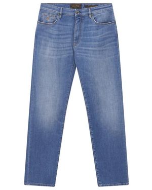 Moorer Straight Jeans - Azul