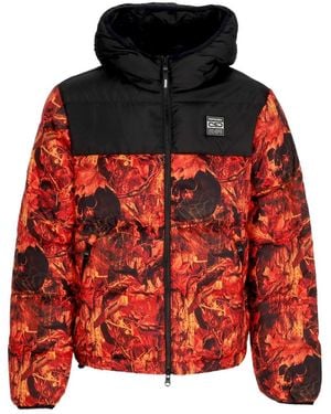 Propaganda Daunenjacke Mit Zwei-Wege-Reißverschluss - Rot
