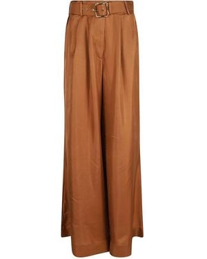Zimmermann Wide Pants - Brown