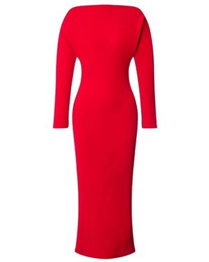 Alberta Ferretti Midi Dresses - Red