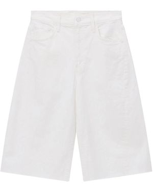 Mother Cropped Jeans - Blanco