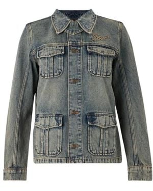 Zadig & Voltaire Jassen ,Blauw ,Denim Lienna Denim Jacket - Grijs