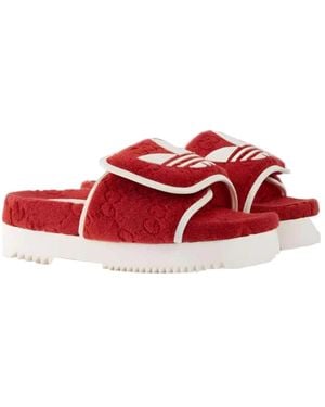 Gucci Monogram Slide - Rood