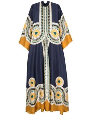 La DoubleJ Magnifico Mudejar Placée Blue Dress