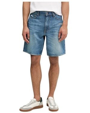 Guess Denim Shorts - Azul