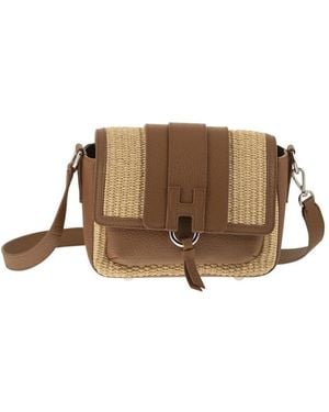 Hogan Trendige Flap Bag - Braun