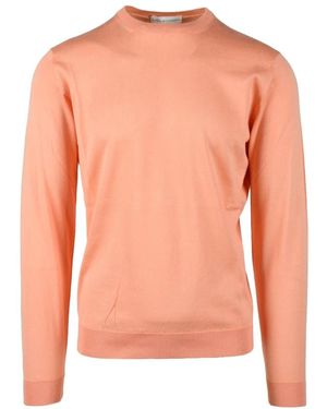 FILIPPO DE LAURENTIIS Round-Neck Knitwear - Rose