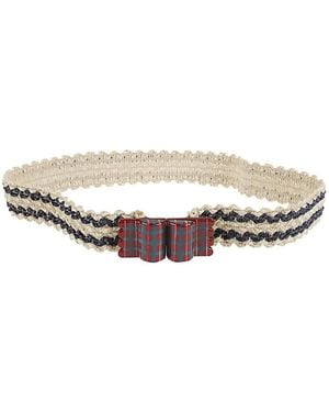 Exquisite J Belts - White