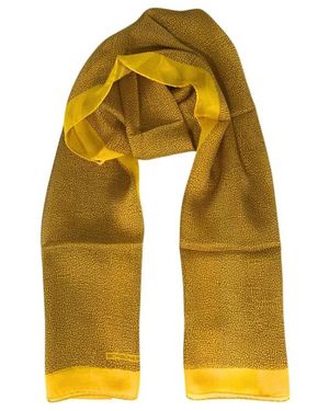 Borbonese Silky Scarves - Geel