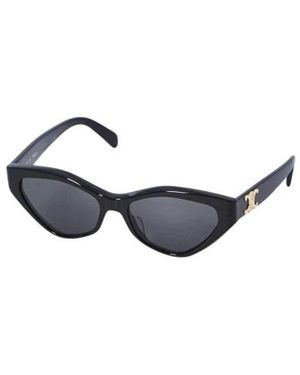 Celine Cat-Eye Zonnebril Met Kenmerkend Triomphe-Logo - Blauw